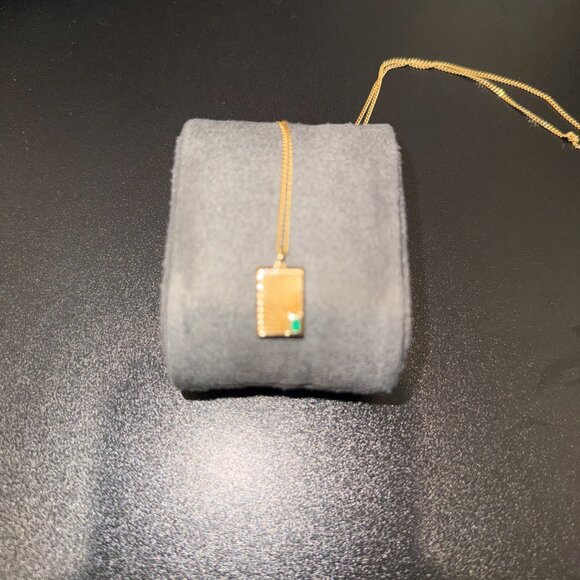 Miansai Gold Rectangular Link Chain Necklace - Picture 3 of 6